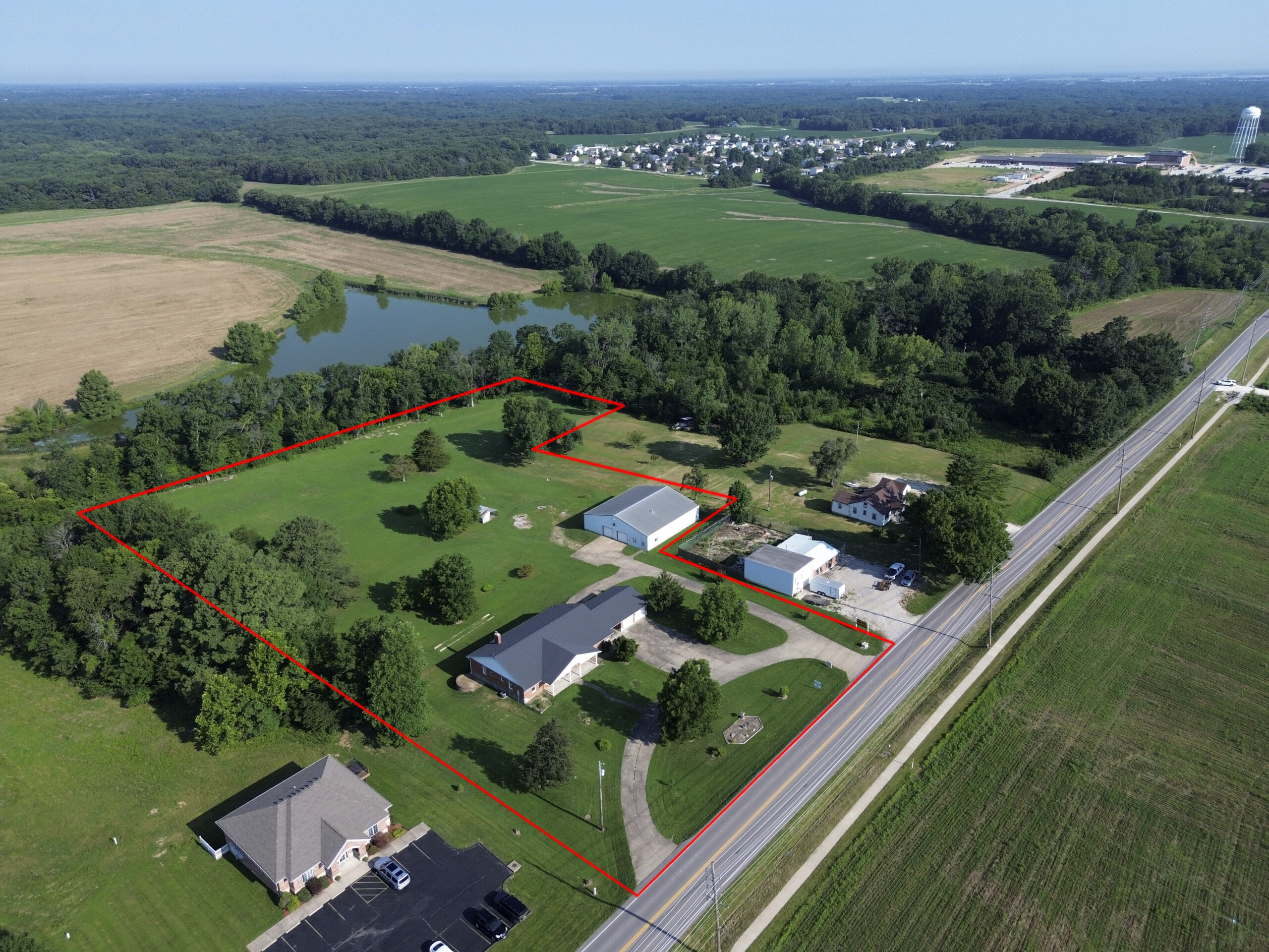 2601 N State Hwy 47 drone view